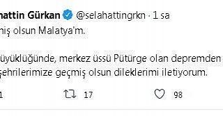 Pütürge’de 9 artçı deprem