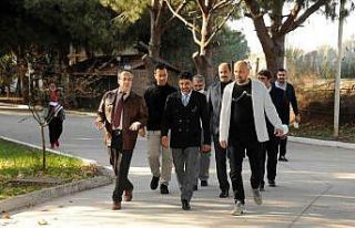 Rektör Aldemir, Veteriner Fakültesi’nde incelemelerde...