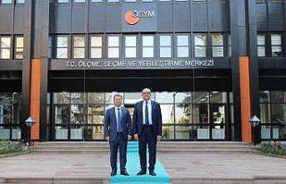 Rektör Ataç ÖSYM Başkanı Prof. Dr. Halis Aygün’ü...