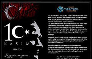 Rektör Karabulut’tan 10 Kasım mesajı