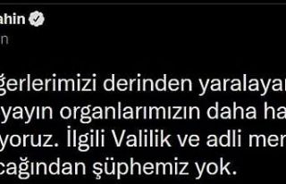 RTÜK Başkanı Şahin: “Gaziantep’te bir babanın...