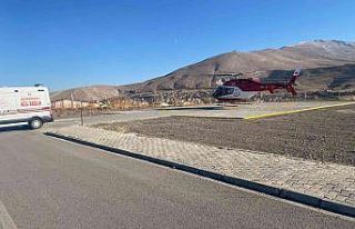 Saadettin amcaya helikopterli müdahale