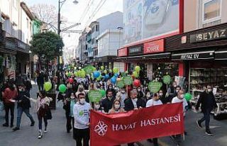 Sağlıkçılar "Hareket berekettir" sloganıyla...