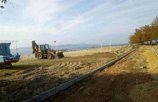 Sahil düzenlemede sıra Erdek’te