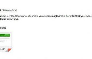 Sahte e-mail dolandırıcılığa dikkat