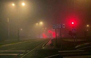 Sakarya sis içinde kaldı, görüş mesafesi 5 metreye...