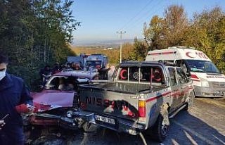 Sakarya’da zincirleme trafik kazası: 8 yaralı