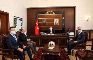 SAKVA’dan, Vali Kaldırım’a anlamlı ziyaret