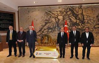 Samsun protokolünden Gaziantep Valisi Gül’e ziyaret