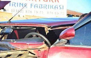 Samsun’da 2 otomobil çarpıştı