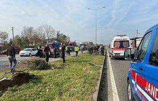 Samsun’da feci kaza: 1 ölü, 1 yaralı