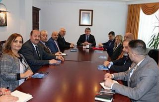 SANKON heyeti Kazakistan Ankara Büyükelçiliği’nde