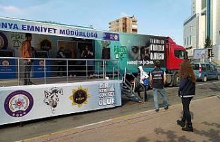 Şanlıurfa’da narkotik eğitim tırı kuruldu