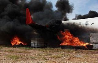 Şanlıurfa’da uçak kazası tatbikatı nefes kesti