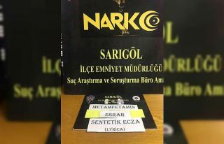 Sarıgöl’de emniyet ekipleri çok sayıda uyuşturucu...