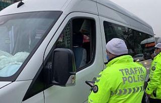 Sarıyer’de okul servis araçlarına yönelik denetim