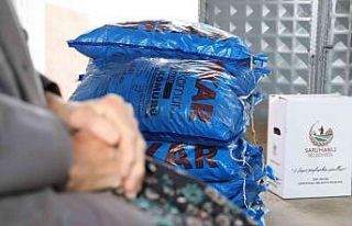 Saruhanlı Belediyesi ihtiyaç sahibi ailelerin evlerini...