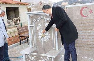 Şehit annesinin hayrat çeşmesi hayali gerçekleştirildi