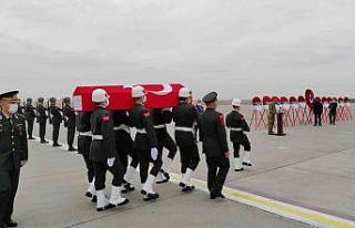 Şehit binbaşı memleketine uğurlandı