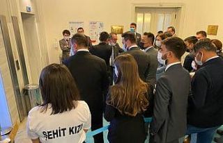 Şehit kızından İYİ Parti Grup Toplantı Salonu...