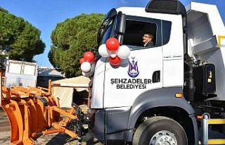 Şehzadeler Belediyesinin yeni araçları törenle...