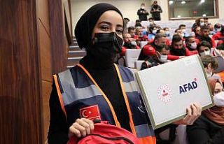 Sel bölgesine desteğe gidenlere teşekkür belgeleri...