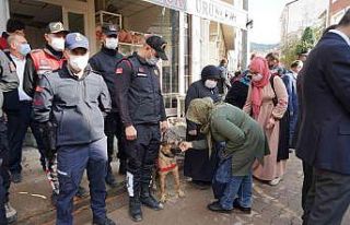 Selde köpeği Rüzgar’ı kaybeden kadın, jandarma...