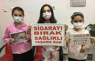 Sigara fabrikası bulunan ilçede minikler sigaraya...