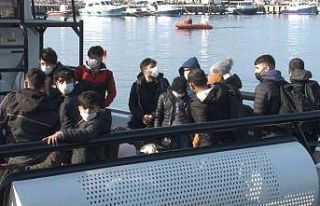 Şile açıklarında bir teknede 40 kaçak göçmen...