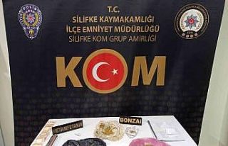 Silifke’de uyuşturucu ile yakalanan 1 şüpheli...