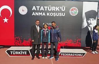 Simavlı Milli atlet Ankara’da 4’üncü oldu