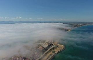 Sinop’ta sis bulutu güzelliği