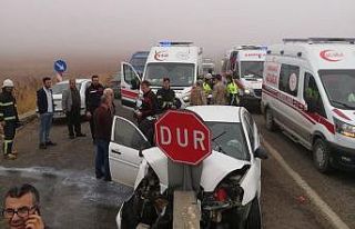 Sis kazaya neden oldu: 1 ölü, 5 yaralı