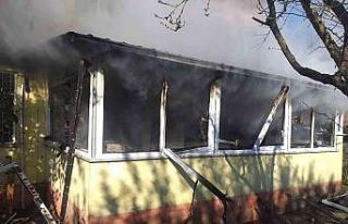 Soba evi yaktı