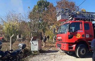 Sobayı yakmak isterken evi yaktı