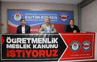 Söylemez, “Meslek Kanunu, 24 Kasım’da öğretmenlerimize...