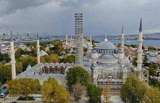 Sultanahmet Camii restorasyonunda sona yaklaşıldı