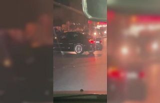 Sultanbeyli’de kırmızı ışıkta drift terörü...