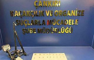 Şüphe üzerine durdurulan araçtan tarihi eser çıktı