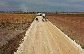 Suruç kırsalı kış öncesi sathi asfaltla buluşuyor