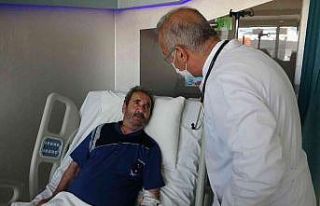Şuuru kapalı halde hastaneye gelen vatandaş ameliyatla...