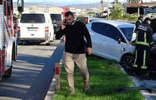 Takla atan otomobilden çıkıp kazaya sebep olduğunu...