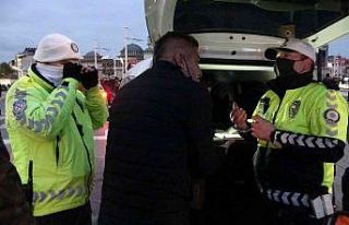 Taksim’deki uygulamada sürücülere ceza yağdı