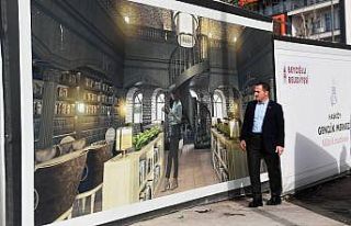 Tarihi Sinagog Millet Kütüphanesi olarak hizmet...