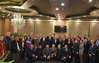 Taşkesenligil’i veda yemeği ile uğurladılar
