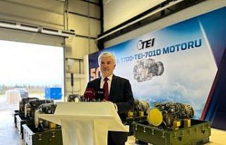 TEI artık haftada bir adet helikopter motoru üretebiliyor