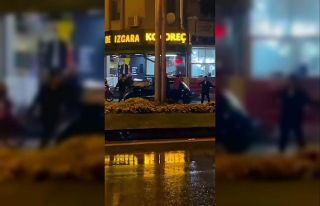 Tekme, yumruk yetmedi cam şişeyle saldırdılar