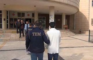 Terör örgütü üyesi oldukları belirlenen 3 kişi...