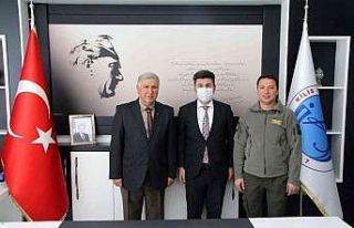 THK Kilis Şube Başkanı Tırnaksız Rektör Karacoşkun’la...