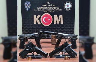 Tokat’ta silah kaçakçılığı operasyonunda 1...